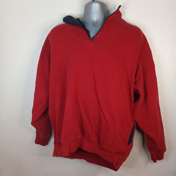 Men's White Mountain Trader Pullover, Red, Size XL - Picture 3 of 7